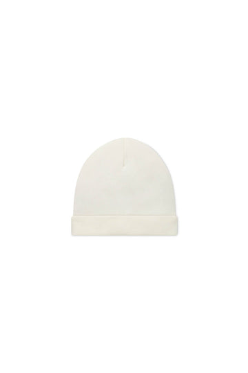 Pima Cotton Marley Beanie - Cloud Childrens Hat from Jamie Kay Australia