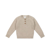 Xander Jumper - Sand Marle Childrens Jumper from Jamie Kay Australia