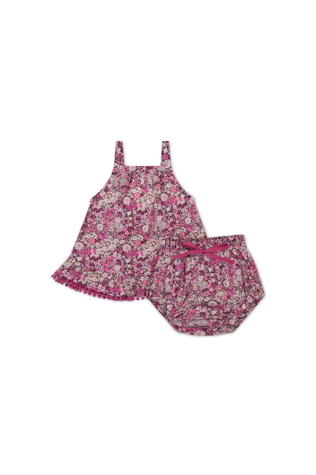 Organic Cotton Zoe Set - Garden Print Childrens Set from Jamie Kay Australia