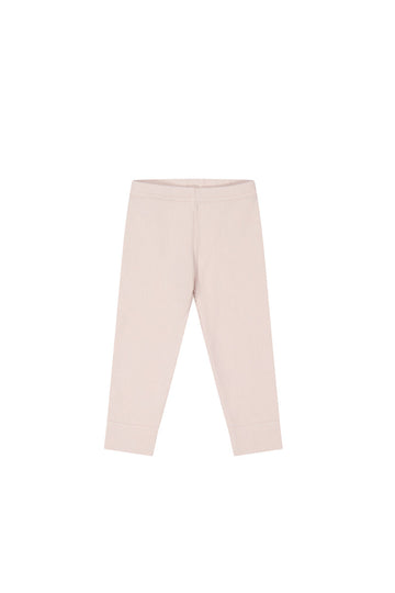 Organic Cotton Fine Rib Legging - Pillow Childrens Legging from Jamie Kay Australia