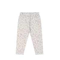 Organic Cotton Legging - Posy Floral Childrens Legging from Jamie Kay Australia