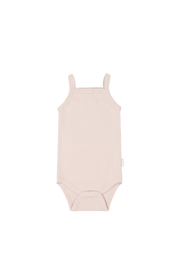 Organic Cotton Fine Rib Singlet Bodysuit - Pillow Childrens Bodysuit from Jamie Kay Australia