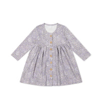 Organic Cotton Poppy Dress - April Lilac Childrens Dress from Jamie Kay Australia