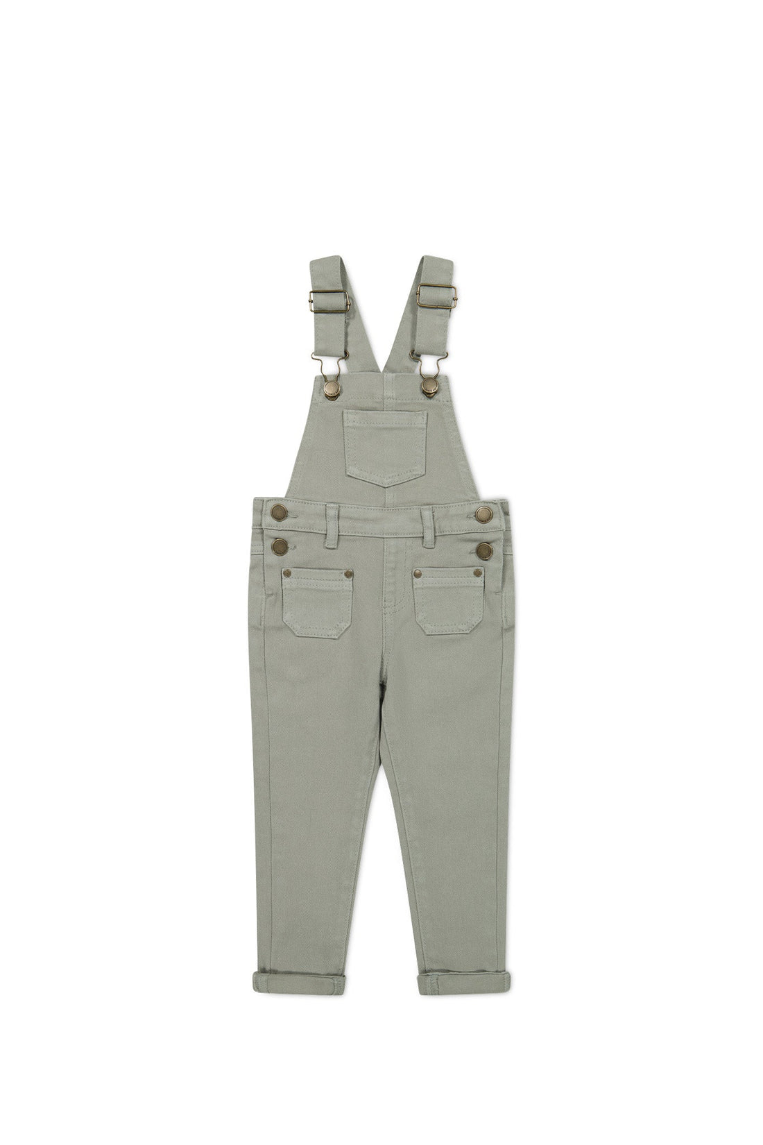 Arlo Twill Overall - Sage Childrens Overall from Jamie Kay Australia