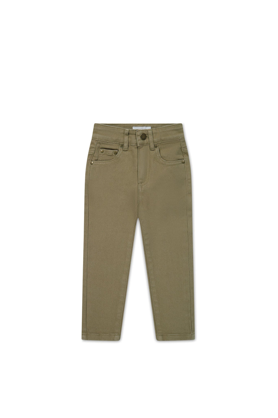 Austin Cotton Twill Pant - Oak Childrens Pant from Jamie Kay Australia