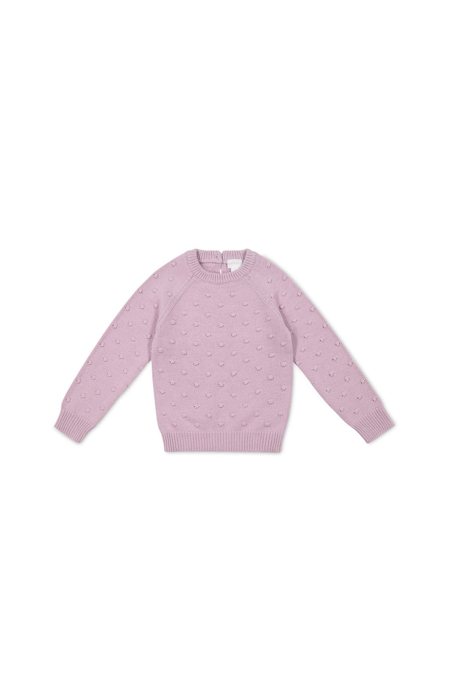 Dotty Knit Jumper - Lilac Blush Childrens Jumper from Jamie Kay Australia