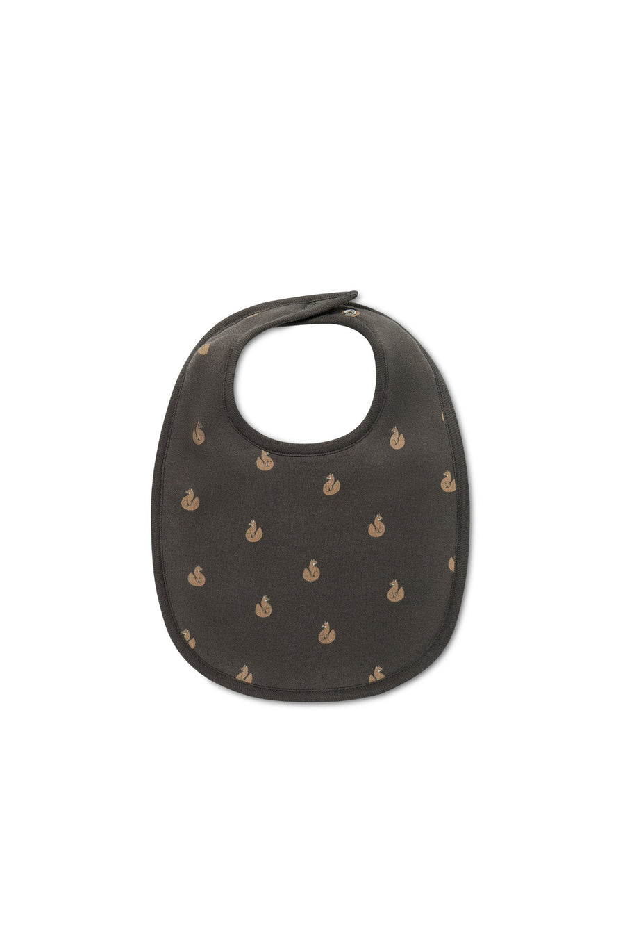 Organic Cotton Bib - Fox Cubs Wolf Childrens Bib from Jamie Kay Australia