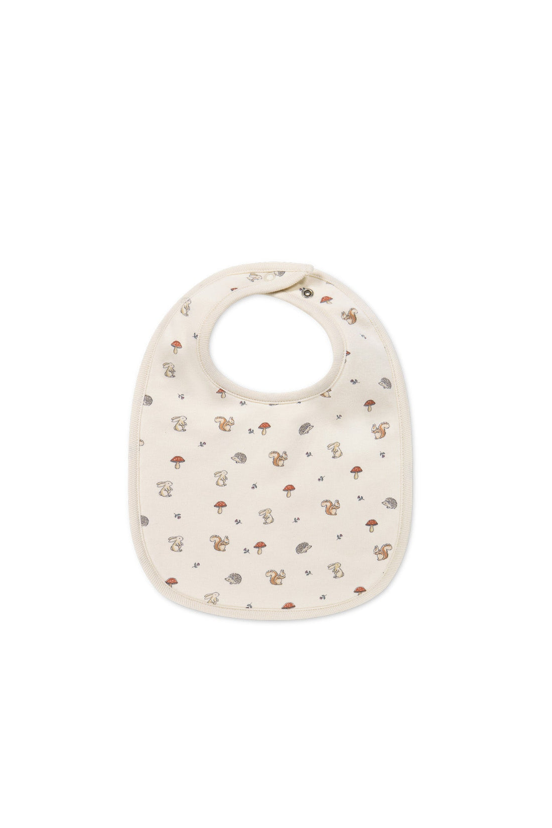 Organic Cotton Bib - Woodland Friends Childrens Bib from Jamie Kay Australia