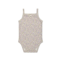 Organic Cotton Bridget Singlet Bodysuit - Chloe Lavender Childrens Bodysuit from Jamie Kay Australia