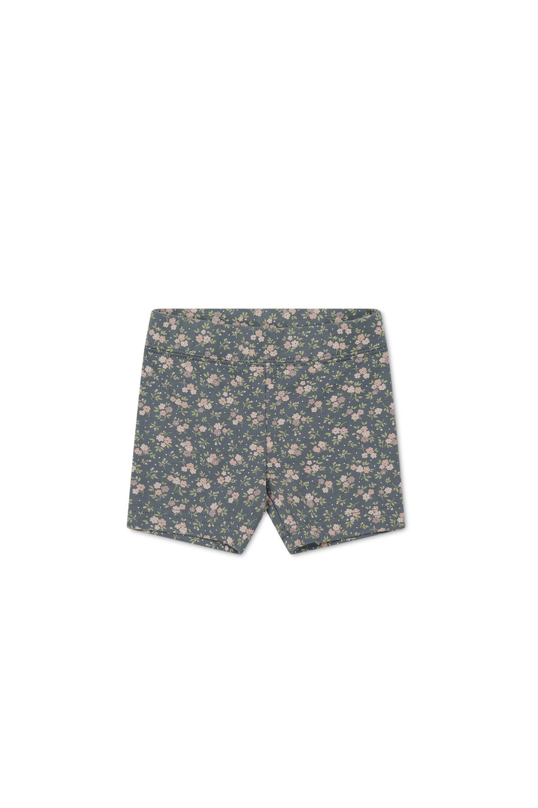 Organic Cotton Everyday Bike Short - Rosalie Floral Lava Childrens Short from Jamie Kay Australia