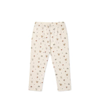 Organic Cotton Everyday Legging - Woodland Friends Childrens Legging from Jamie Kay Australia