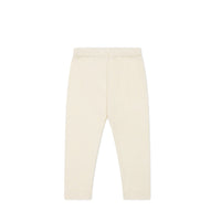 Organic Cotton Fine Rib Legging - Lily Fleck Childrens Legging from Jamie Kay Australia