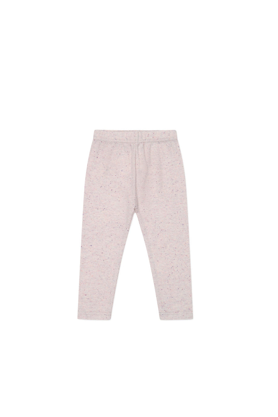 Organic Cotton Fine Rib Legging - Tulip Fleck Childrens Legging from Jamie Kay Australia