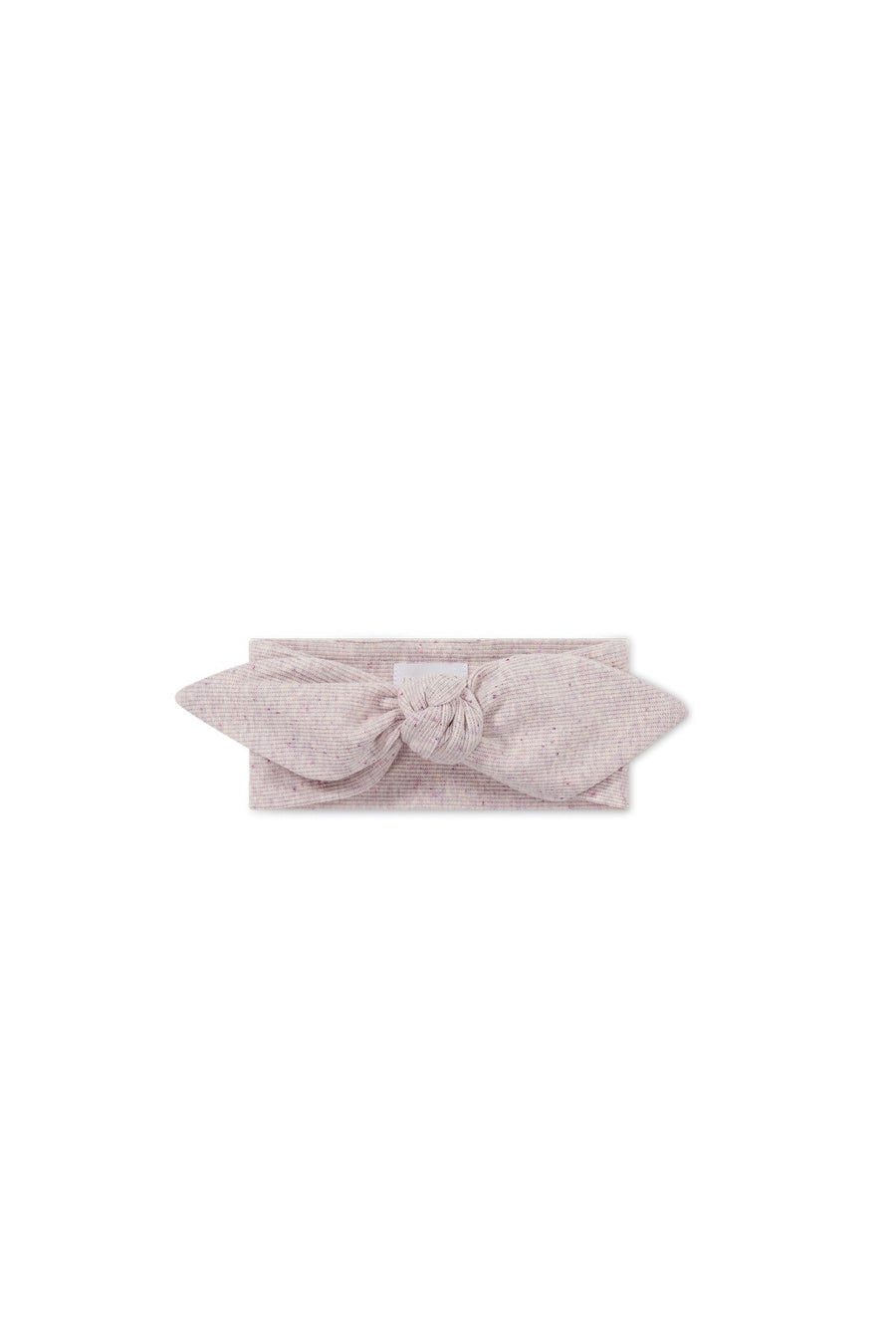 Organic Cotton Fine Rib Lilian Headband - Lavender Fleck Childrens Headband from Jamie Kay Australia