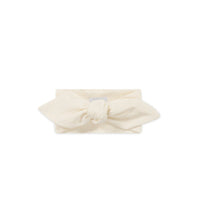 Organic Cotton Fine Rib Lilian Headband - Lily Fleck Childrens Headband from Jamie Kay Australia