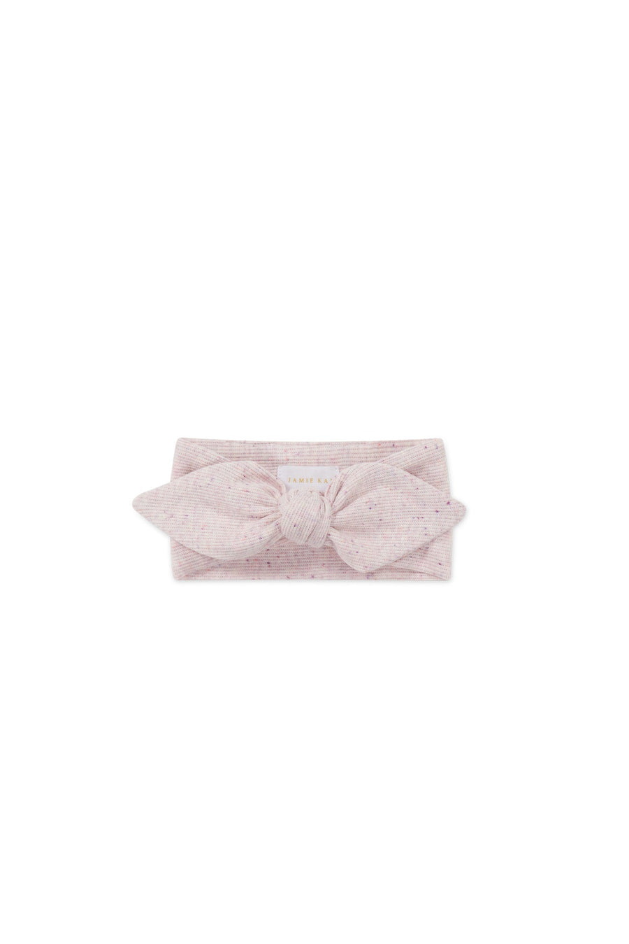 Organic Cotton Fine Rib Lilian Headband - Tulip Fleck Childrens Headband from Jamie Kay Australia