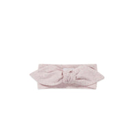 Organic Cotton Fine Rib Lilian Headband - Tulip Fleck Childrens Headband from Jamie Kay Australia