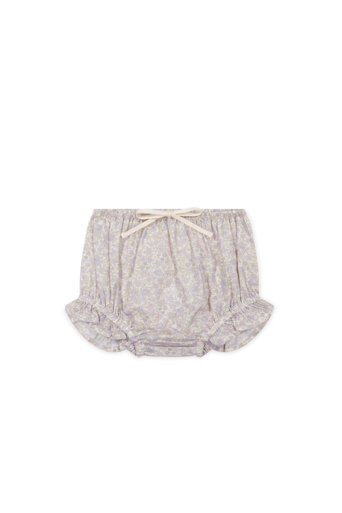 Organic Cotton Frill Bloomer - Chloe Lavender Childrens Bloomer from Jamie Kay Australia