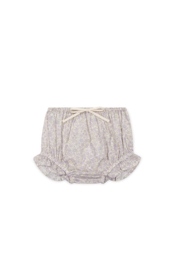 Organic Cotton Frill Bloomer - Chloe Lavender Childrens Bloomer from Jamie Kay Australia