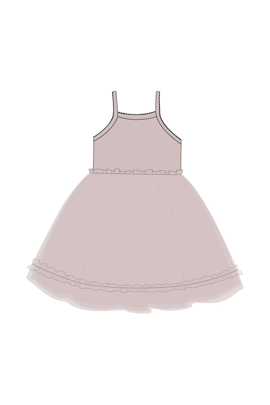 Elianna Dress - Violet Tint Childrens Dress from Jamie Kay Australia