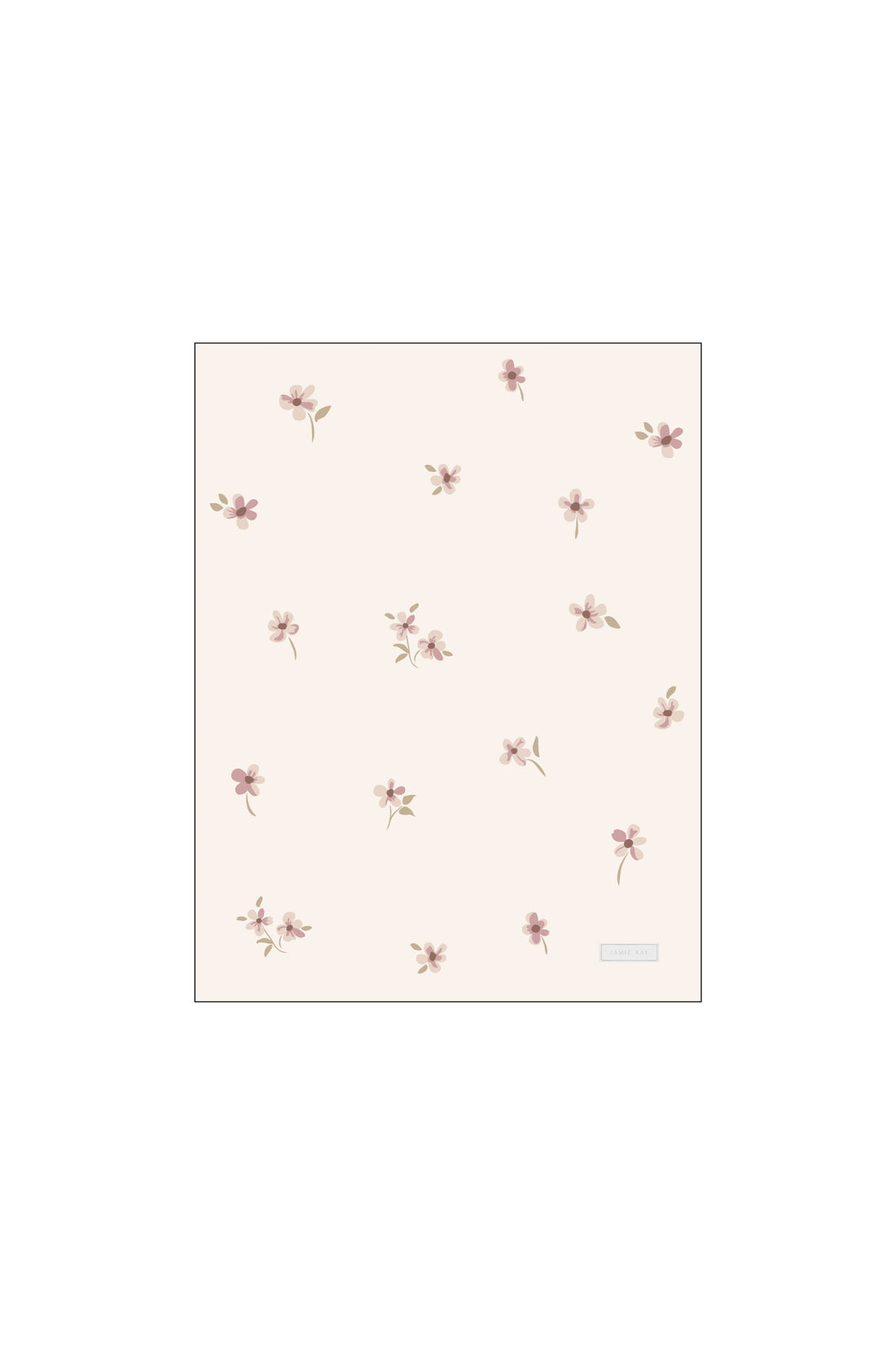 Juliette Blanket - Simple Flowers Childrens Blanket from Jamie Kay Australia