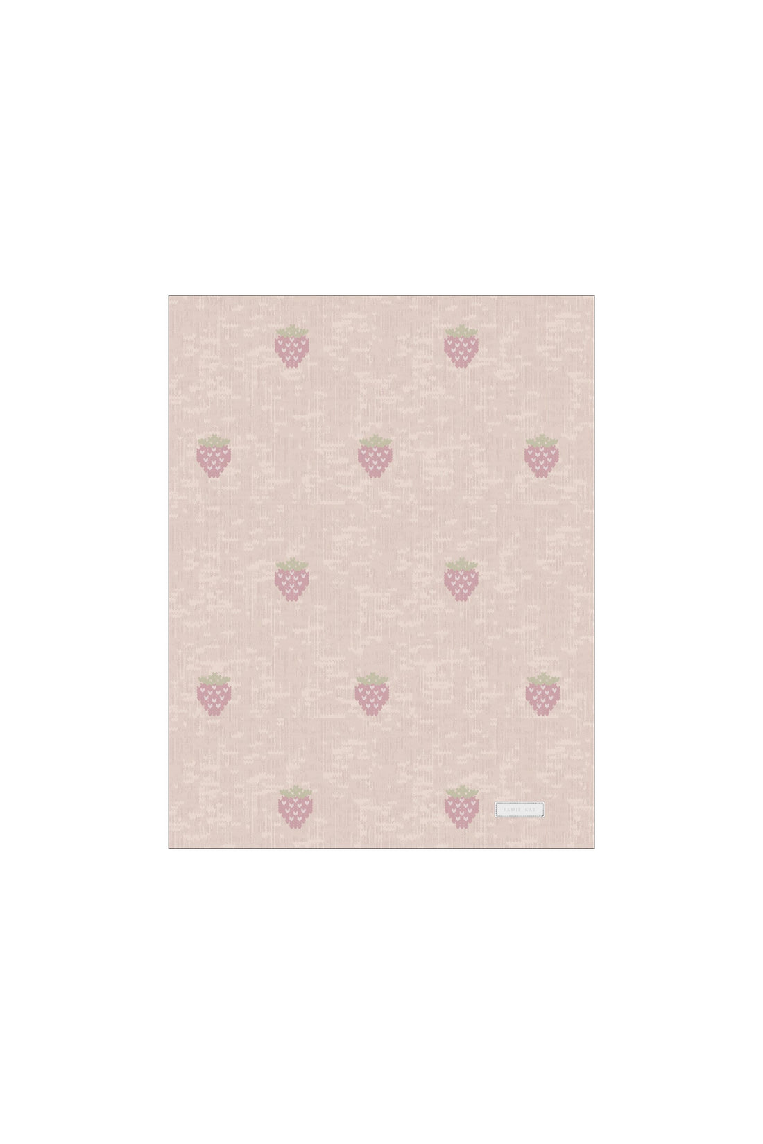 Juliette Blanket - Strawberry Childrens Blanket from Jamie Kay Australia