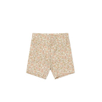 Organic Cotton Everyday Bike Short - Chloe Egret Childrens Short from Jamie Kay Australia