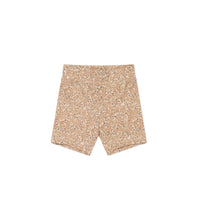 Organic Cotton Everyday Bike Short - Chloe Pink Tint Childrens Short from Jamie Kay Australia