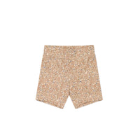 Organic Cotton Everyday Bike Short - Chloe Pink Tint Childrens Short from Jamie Kay Australia