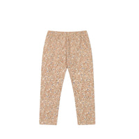 Organic Cotton Everyday Legging - Chloe Pink Tint Childrens Legging from Jamie Kay Australia