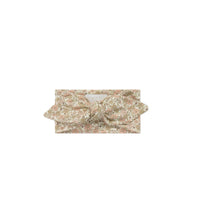 Organic Cotton Headband - Chloe Egret Childrens Headband from Jamie Kay Australia