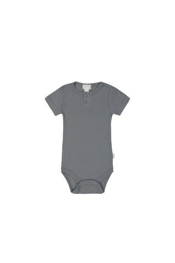 Organic Cotton Modal Darcy Tee Bodysuit - Lava Childrens Bodysuit from Jamie Kay Australia