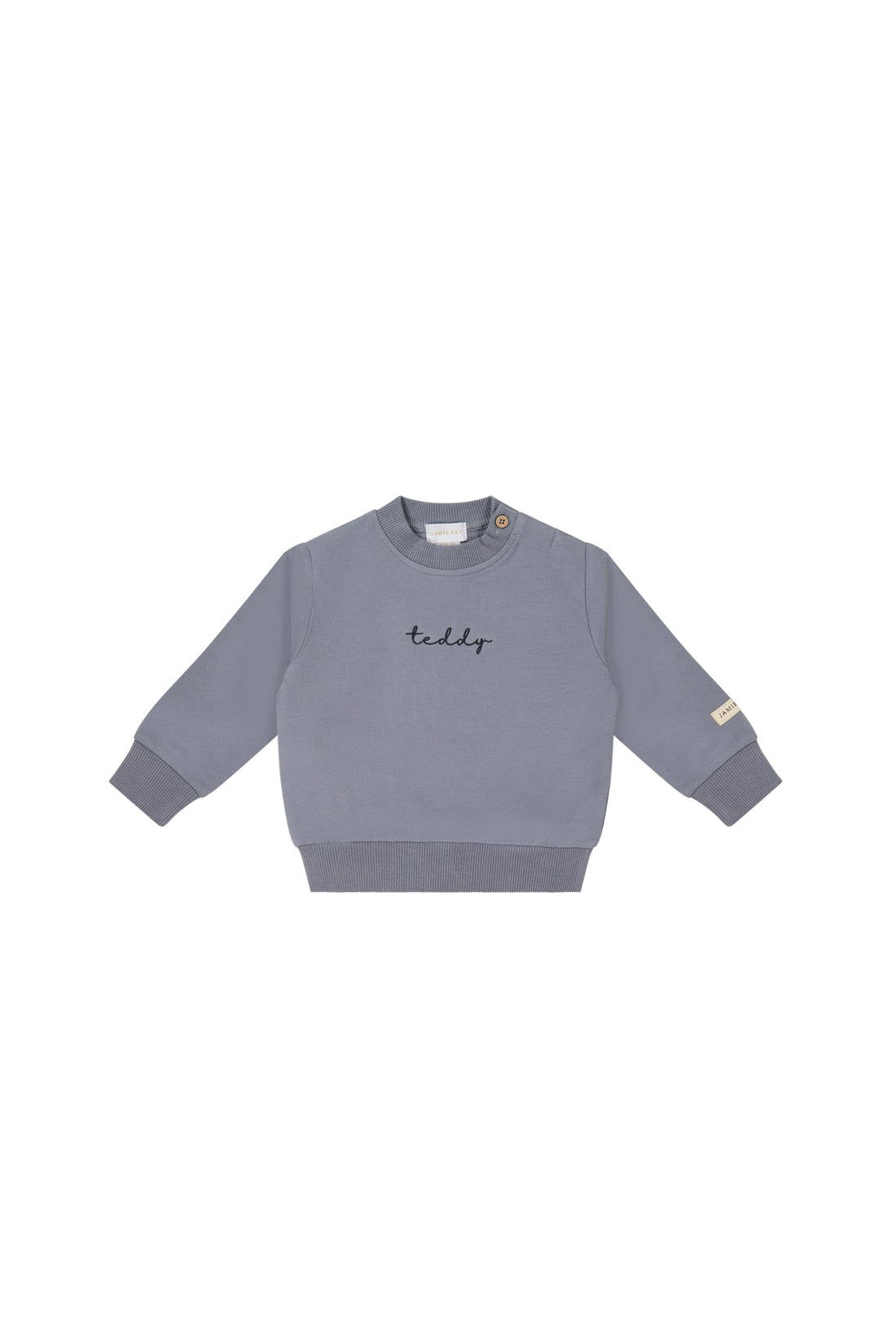 Organic Cotton Jalen Oversized Jumper - Dawn Childrens Sweatshirting from Jamie Kay Australia