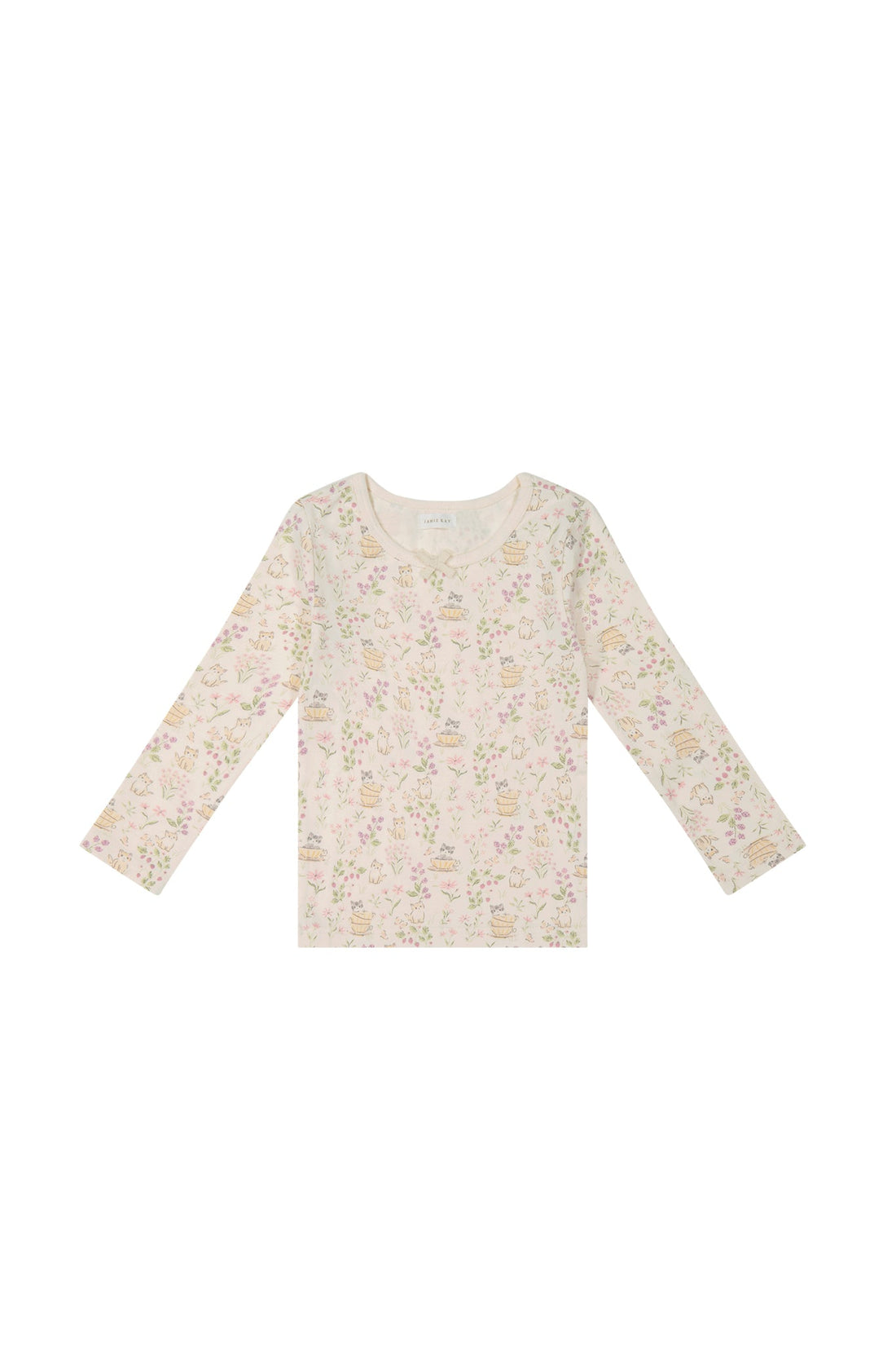 Organic Cotton Long Sleeve Top - Moons Garden Childrens Top from Jamie Kay Australia