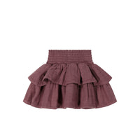 Organic Cotton Muslin Samantha Skirt- Twilight Childrens Skirt from Jamie Kay Australia