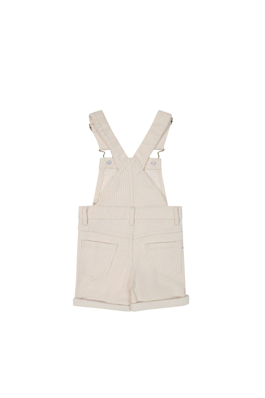 Chase Short Overall - Powder Pink/Egret Childrens Overall from Jamie Kay Australia