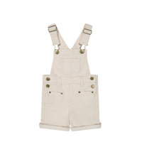 Chase Short Overall - Powder Pink/Egret Childrens Overall from Jamie Kay Australia