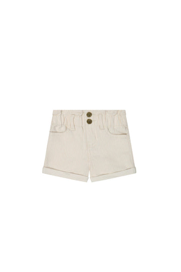 Grace Short - Powder Pink/Egret Childrens Short from Jamie Kay Australia