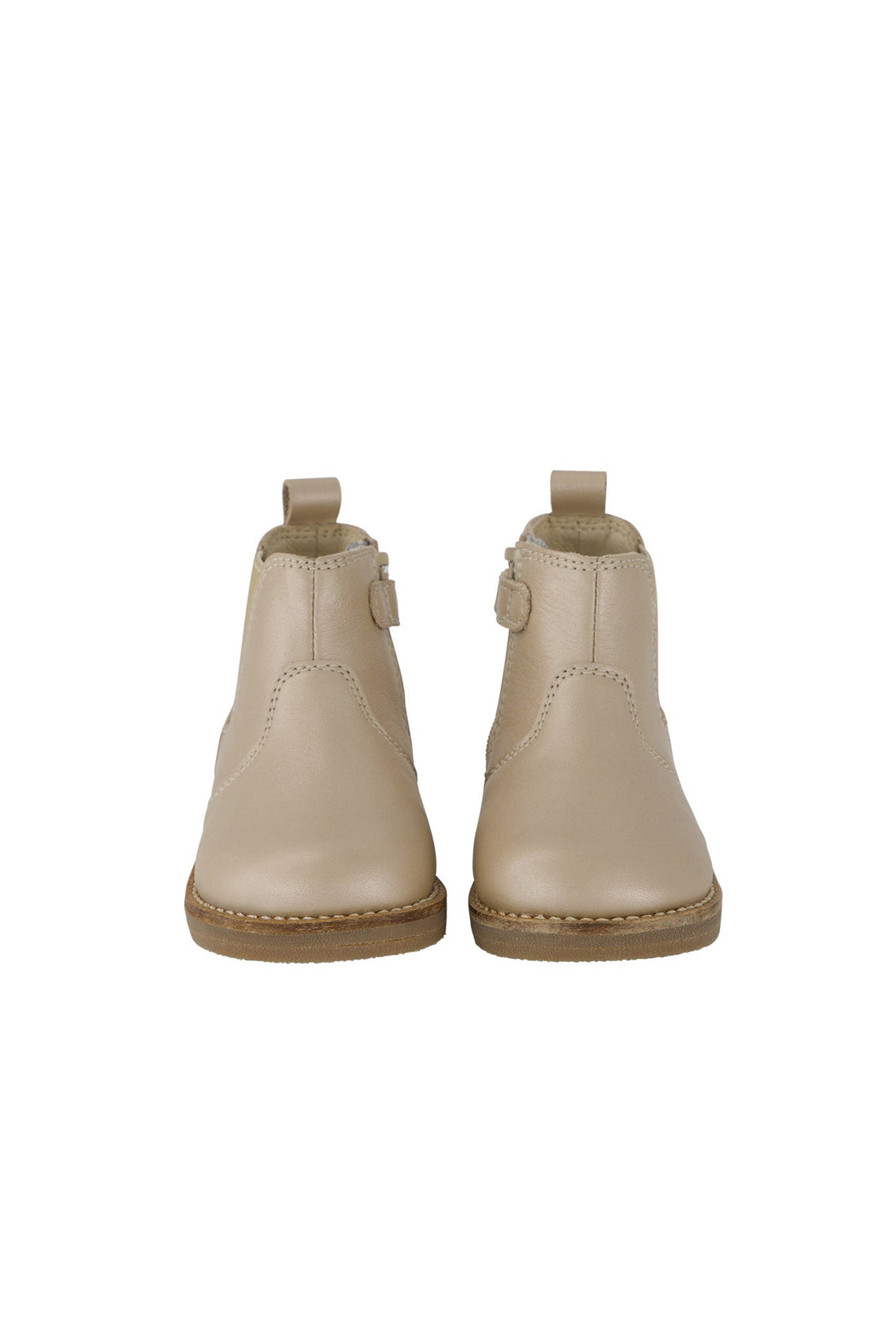 Leather Boot with Elastic Side - Matt Gold Childrens Footwear from Jamie Kay Australia