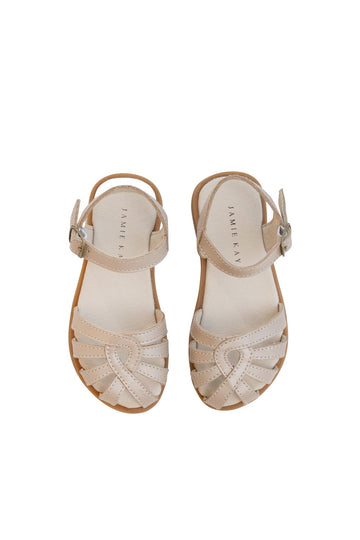 Leather Sandal - Matt Gold Childrens Footwear from Jamie Kay Australia