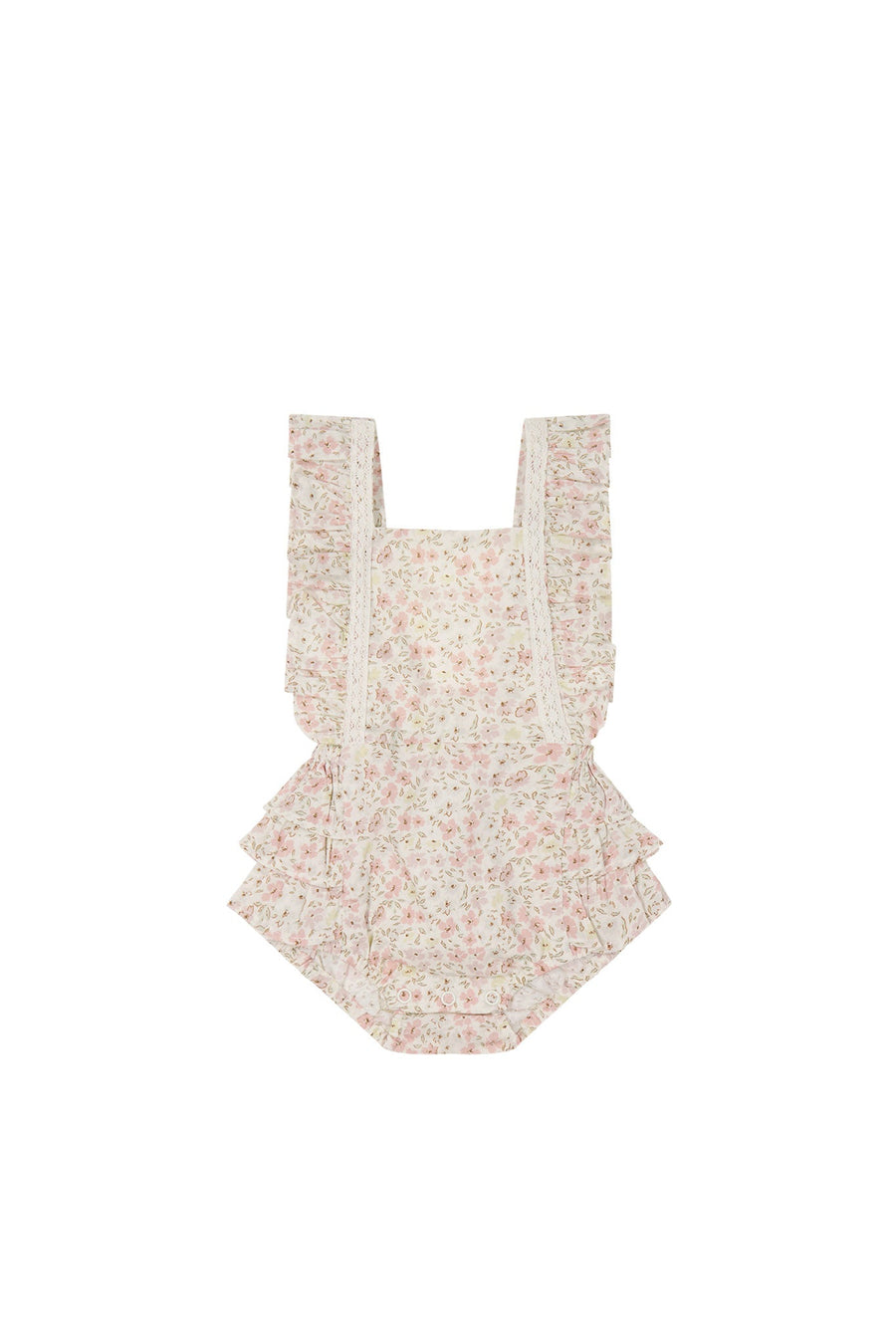 Organic Cotton Heidi Playsuit - Fifi Floral Childrens Playsuit from Jamie Kay Australia