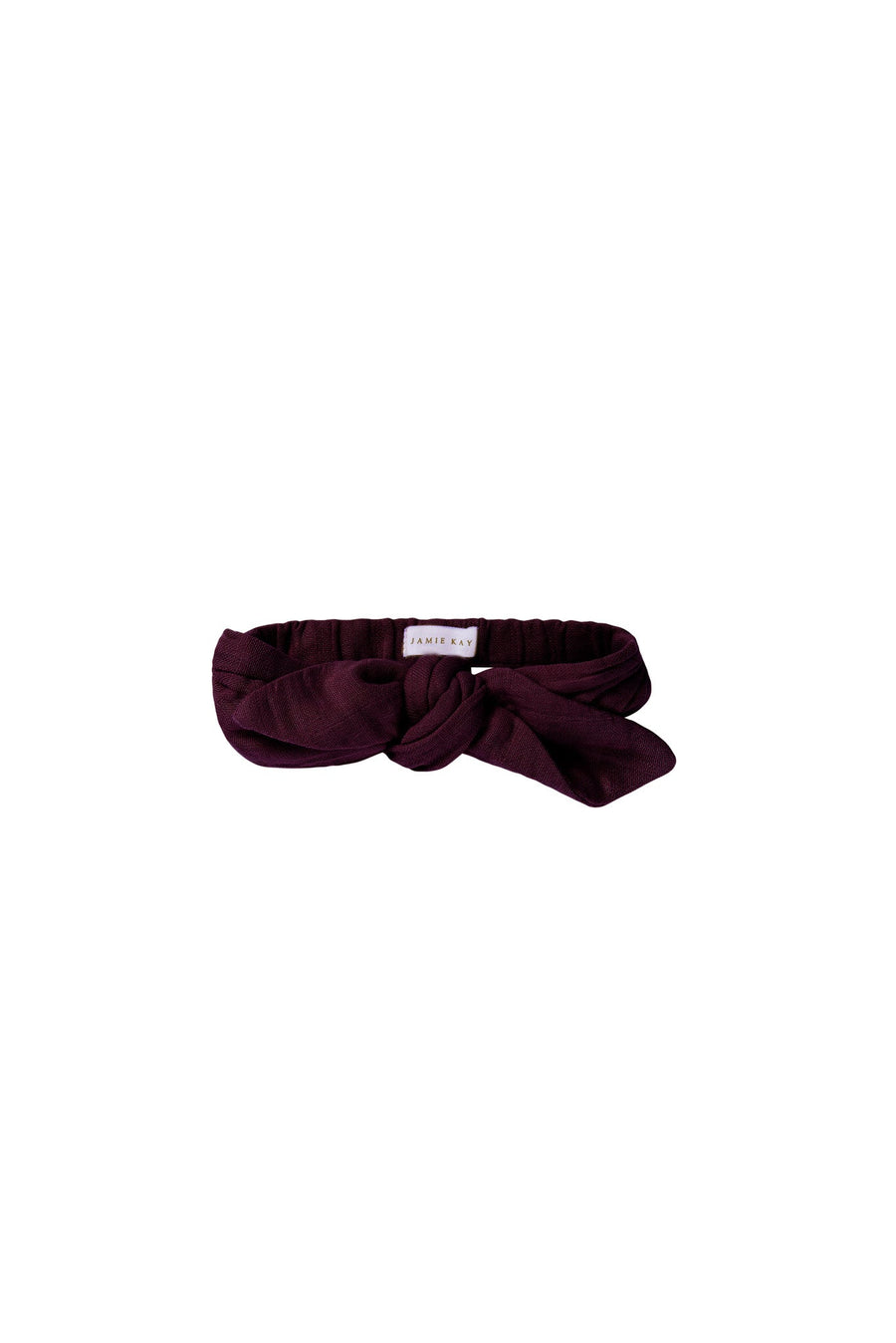 Organic Cotton Muslin Headband - Fig Childrens Headband from Jamie Kay Australia