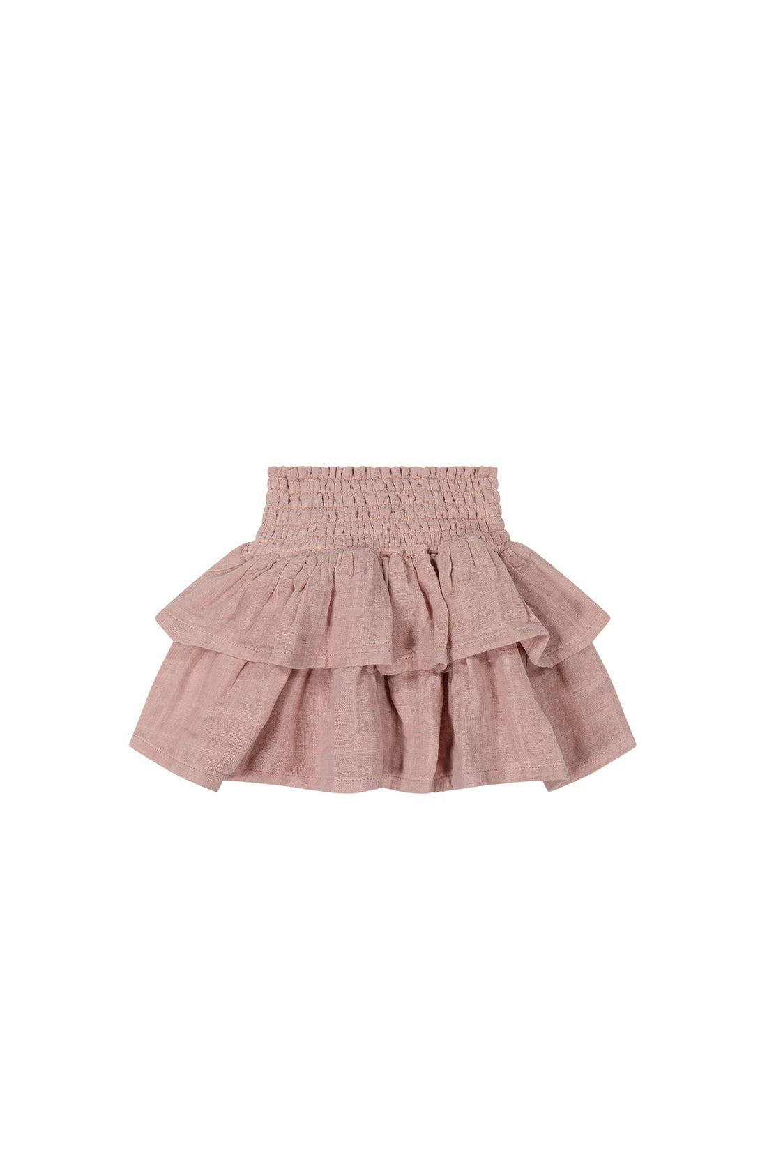 Organic Cotton Muslin Samantha Skirt - Powder Pink Childrens Skirt from Jamie Kay Australia