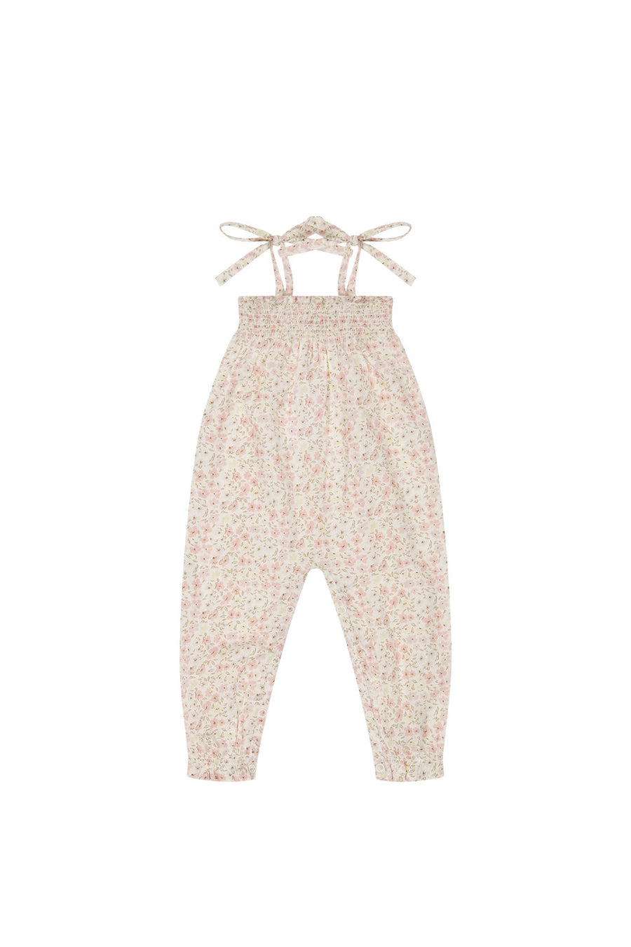 Organic Cotton Summer Playsuit - Fifi Floral Childrens Playsuit from Jamie Kay Australia