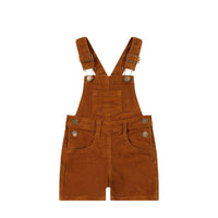 Casey Cord Short Overall - Cinnamon Childrens Overall from Jamie Kay Australia