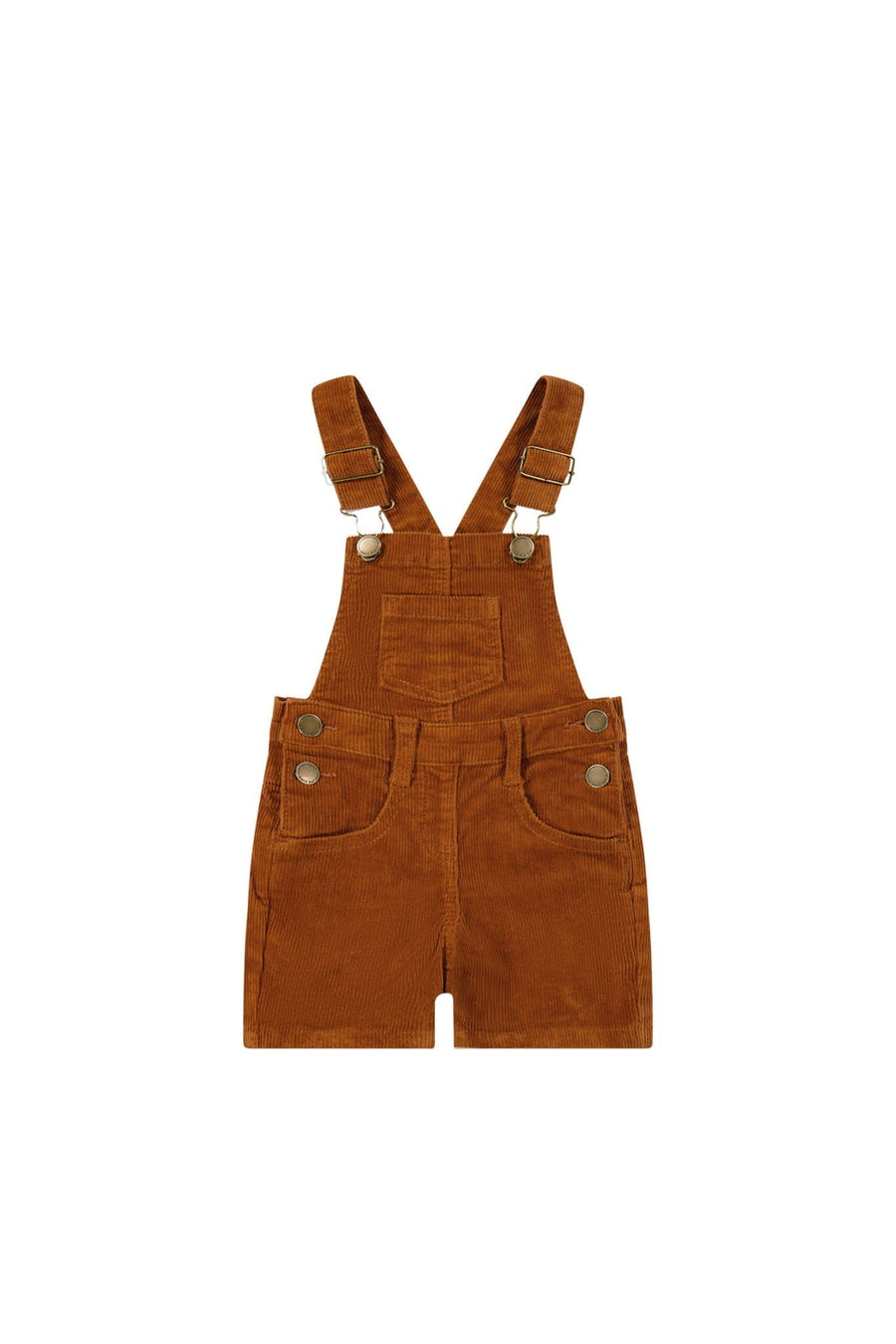 Casey Cord Short Overall - Cinnamon Childrens Overall from Jamie Kay Australia