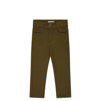 Austin Woven Pant - Dark Anise Childrens Pant from Jamie Kay Australia