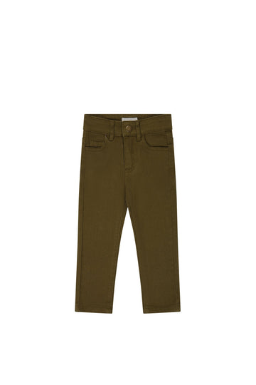 Austin Woven Pant - Dark Anise Childrens Pant from Jamie Kay Australia