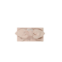 Organic Cotton Headband - Mon Amour Rose Childrens Headband from Jamie Kay Australia