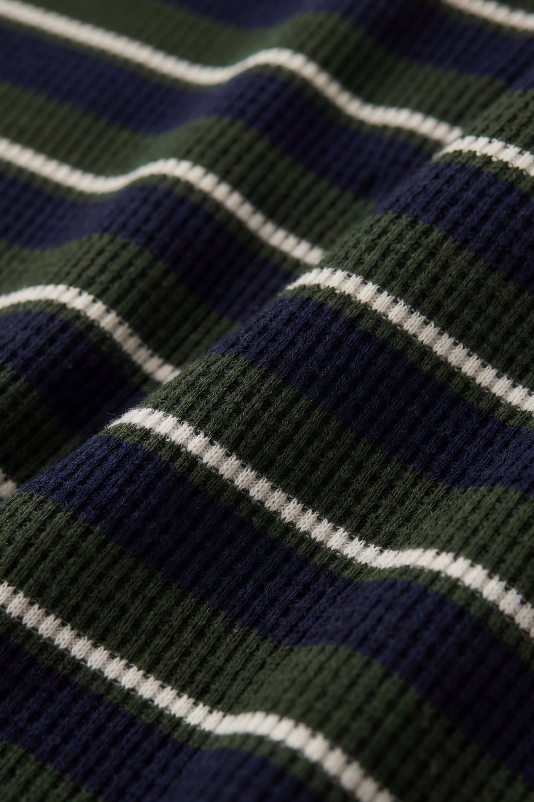 Organic Cotton Waffle Leith Short - Maritime Grandeur Stripe Childrens Short from Jamie Kay Australia